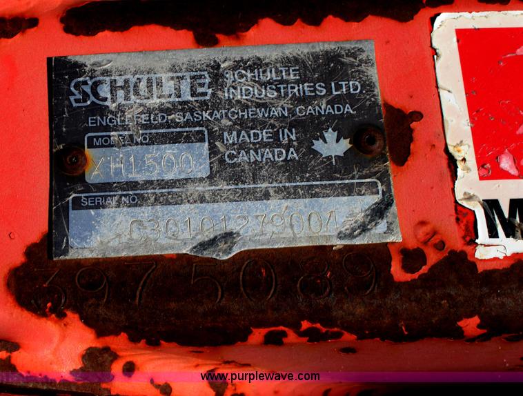 image for item G4755 1999 Schulte XH1500 batwing rotary mower