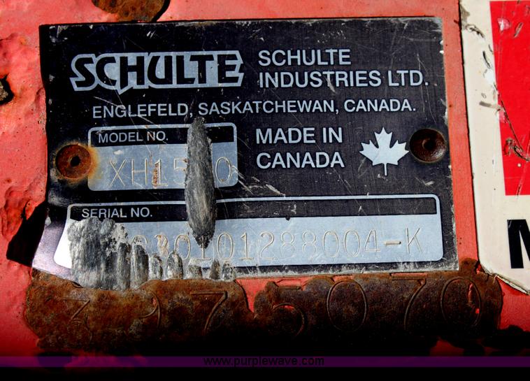 image for item G4756 2000 Schulte XH1500 batwing rotary mower