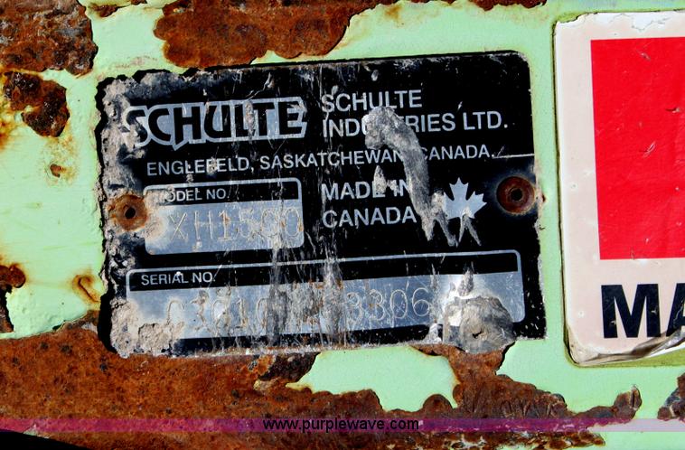 image for item G4757 2003 Schulte XH1500 batwing rotary mower