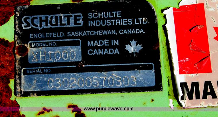 image for item G4761 2003 Schulte XH1000 rotary mower