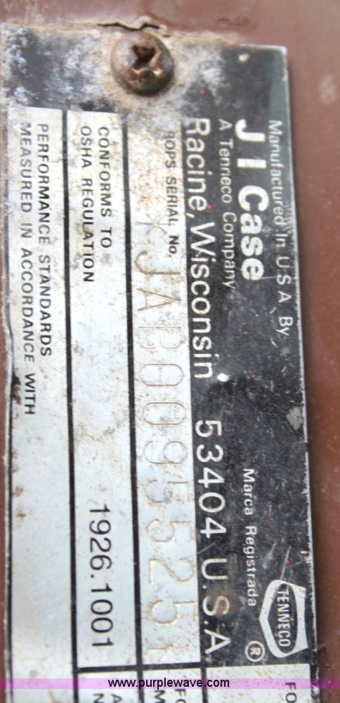 image for item G4791 1991 Case W14C wheel loader