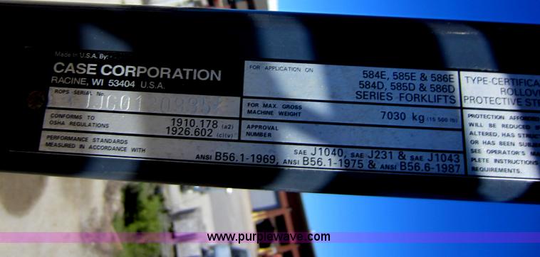 image for item G4824 1995 Case 586E forklift