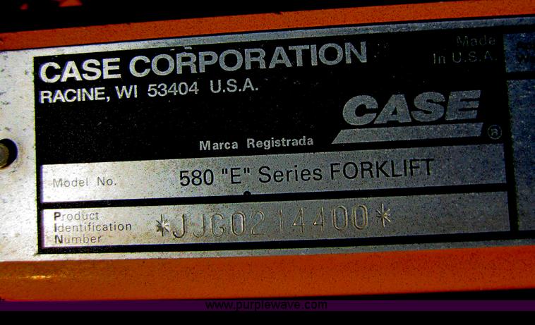 image for item G4824 1995 Case 586E forklift