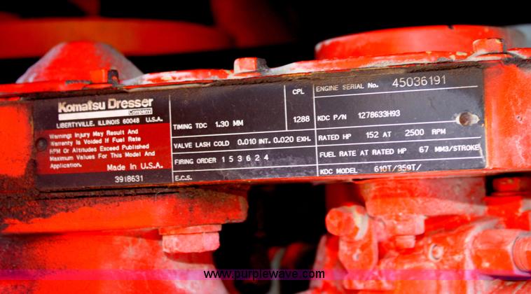 image for item G4826 1995 Galion 830 motor grader