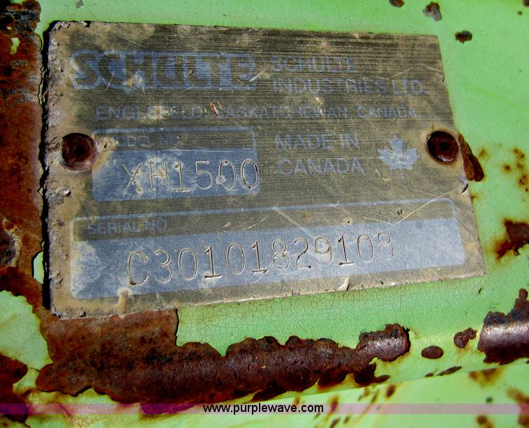 image for item G4832 2001 Schulte XH1500 batwing rotary mower