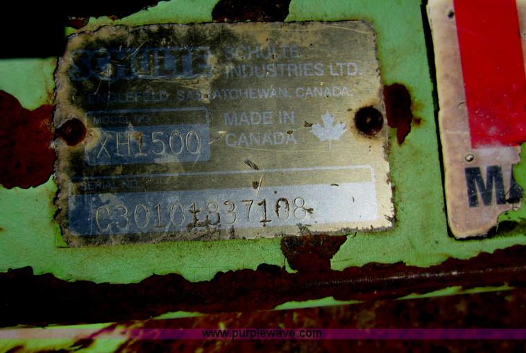 image for item G4834 2001 Schulte XH1500 batwing rotary mower