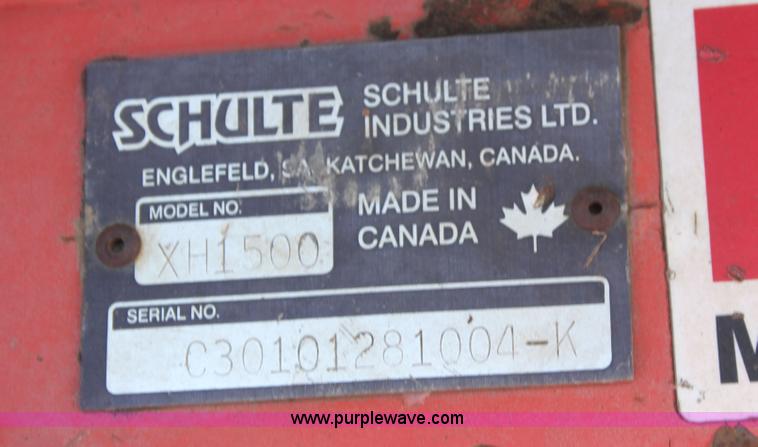 image for item G4842 2000 Schulte XH1500 batwing rotary mower