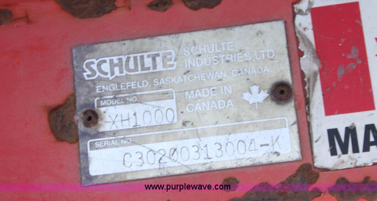 image for item G4844 2000 Schulte XH1000 rotary mower