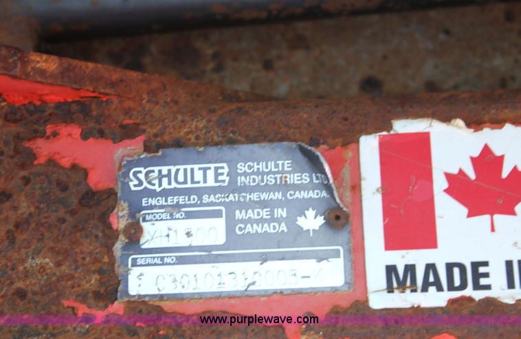 image for item G4846 2000 Schulte XH1500 batwing rotary mower