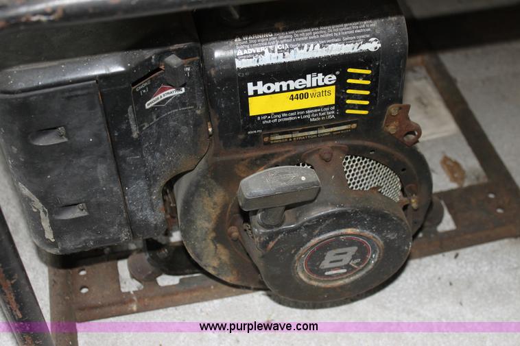 image for item N9205 1999 Homelite LR4400 portable generator
