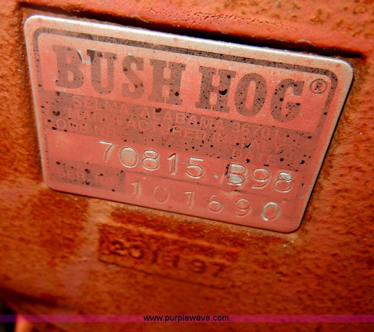 image for item B6998 Bush Hog 3615 batwing rotary mower