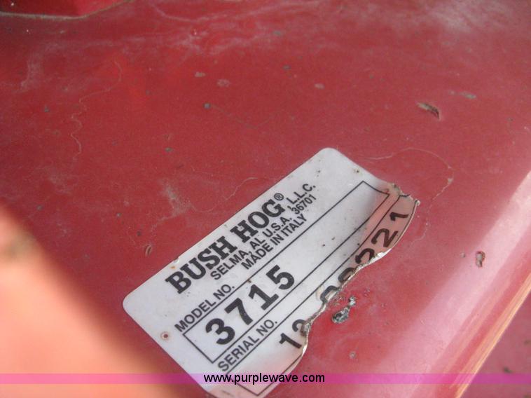 image for item B8175 Bush Hog 3715 batwing rotary mower