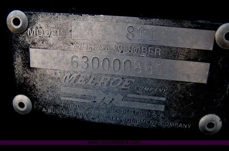 image for item B8181 Bobcat 811 backhoe attachment