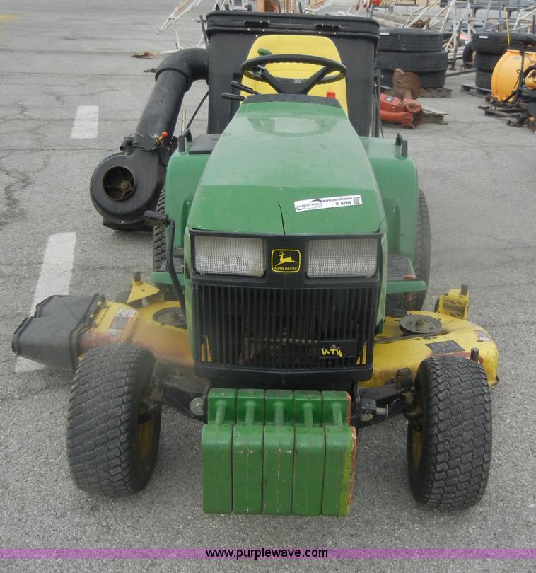 image for item V9784 John Deere 425 lawn mower
