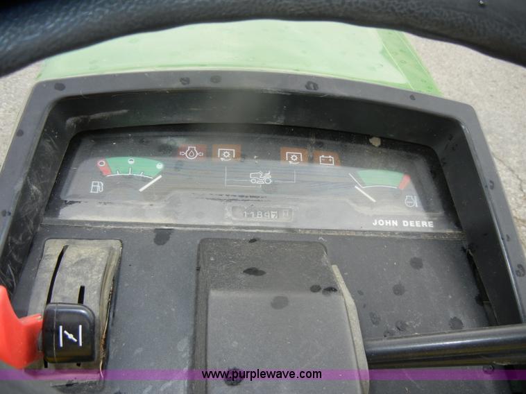 image for item V9784 John Deere 425 lawn mower