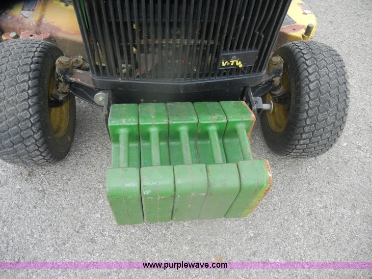 image for item V9784 John Deere 425 lawn mower