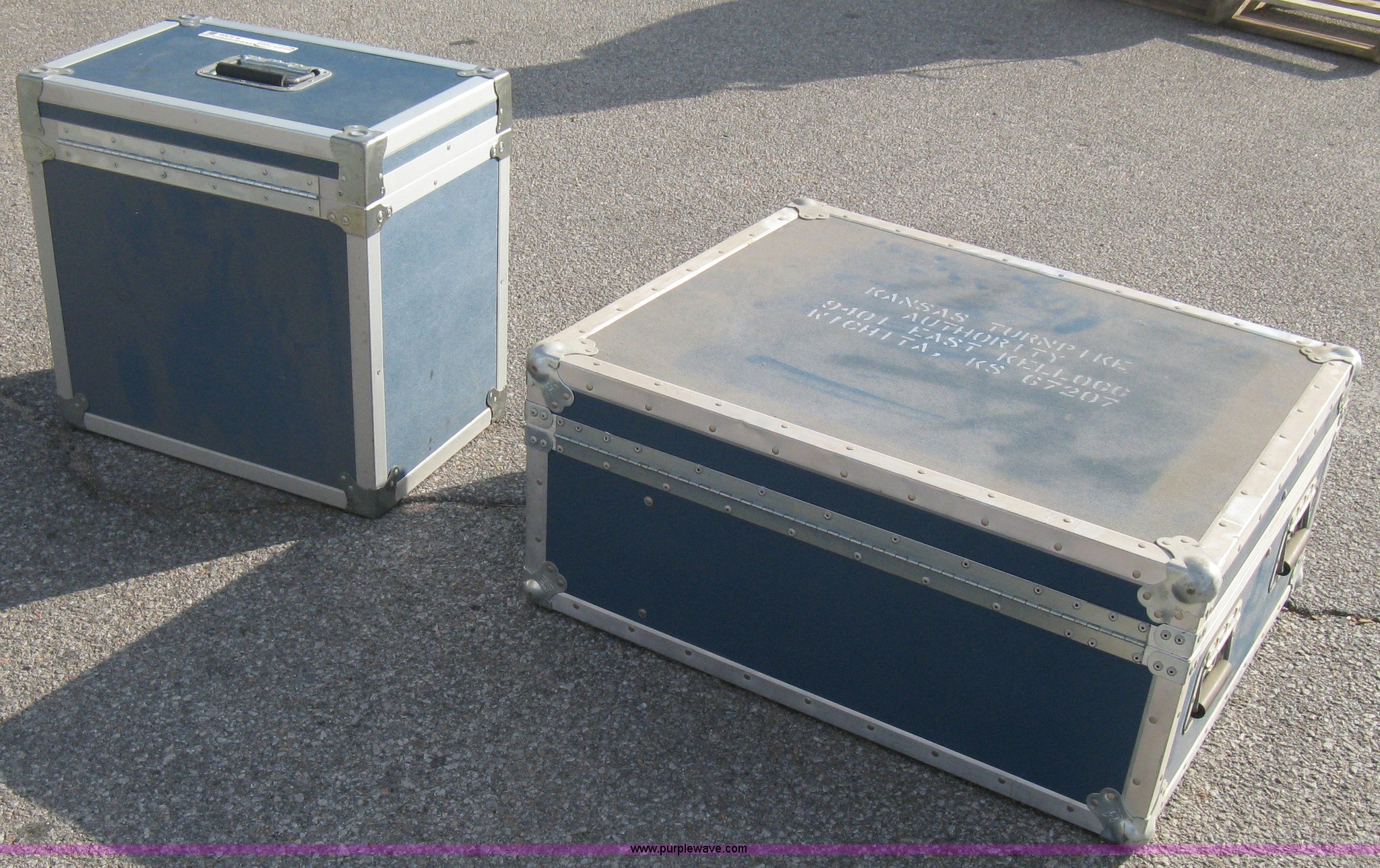 (2) Armor Box Co padded security transport boxes in Wichita, KS Item