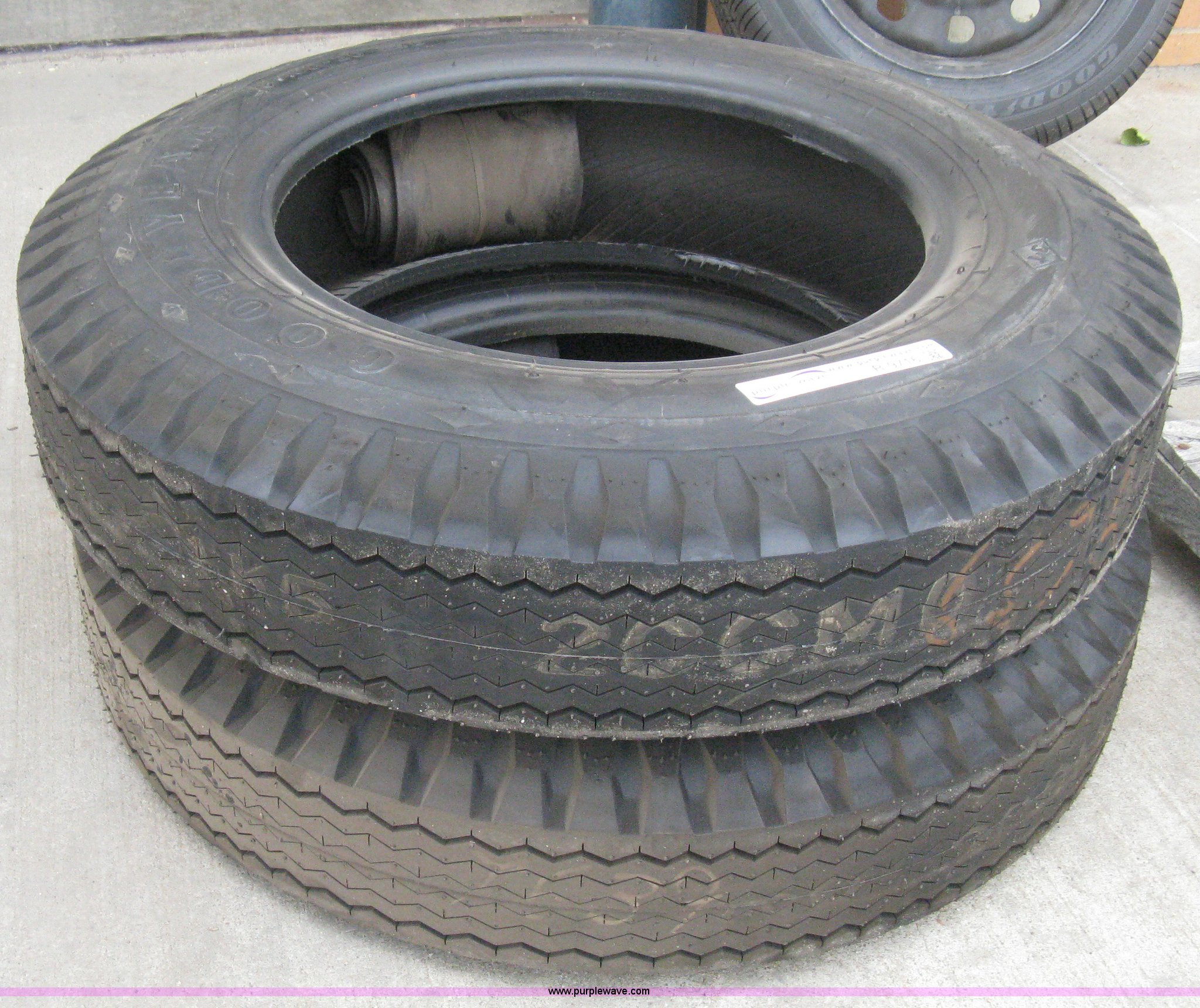 (3) Goodyear tires in Wichita, KS Item R9716 sold Purple Wave