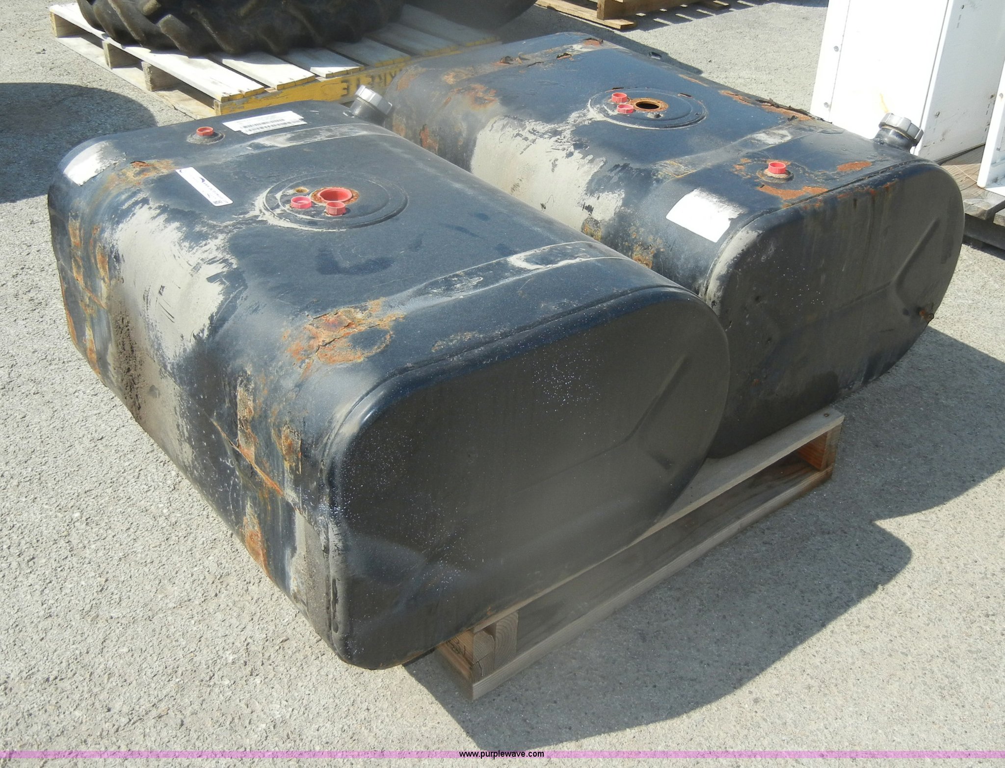 (2) 55 gallon diesel fuel tanks in Topeka, KS Item U9427 sold