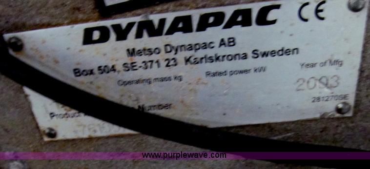 image for item A8468 2003 DynaPac 6000 jumping jack