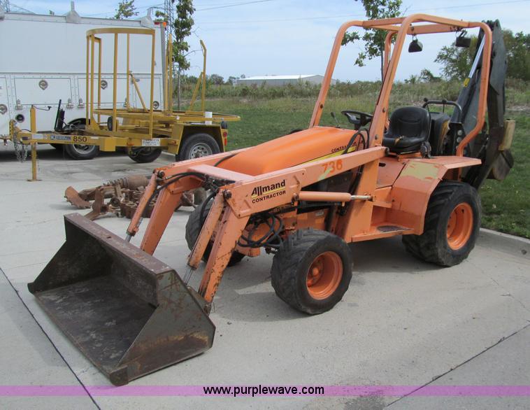 Allmand TLB35D backhoe in Des Moines, IA Item A8472 sold Purple Wave