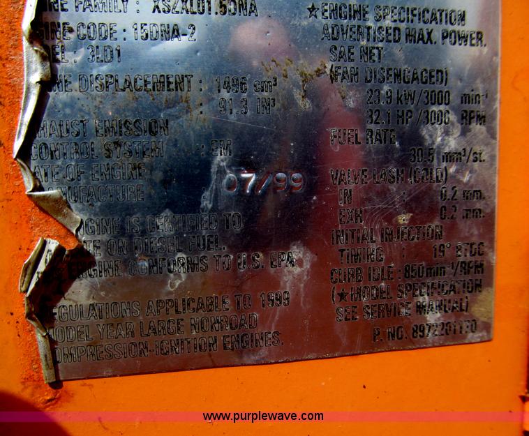 image for item A8472 Allmand TLB-35D backhoe