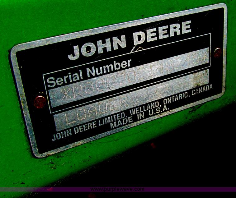 image for item A8476 John Deere 790 MFWD tractor