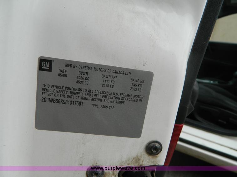 image for item B3924 2008 Chevrolet Impala LS