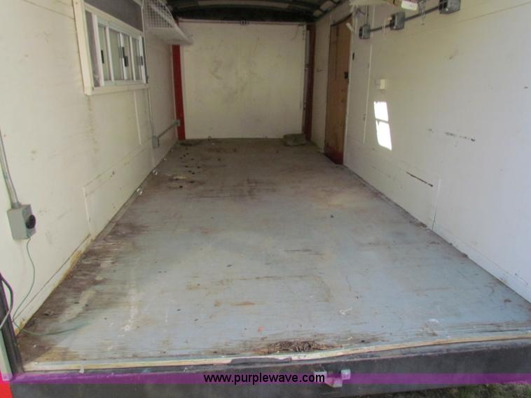 image for item B7498 1999 16' enclosed trailer