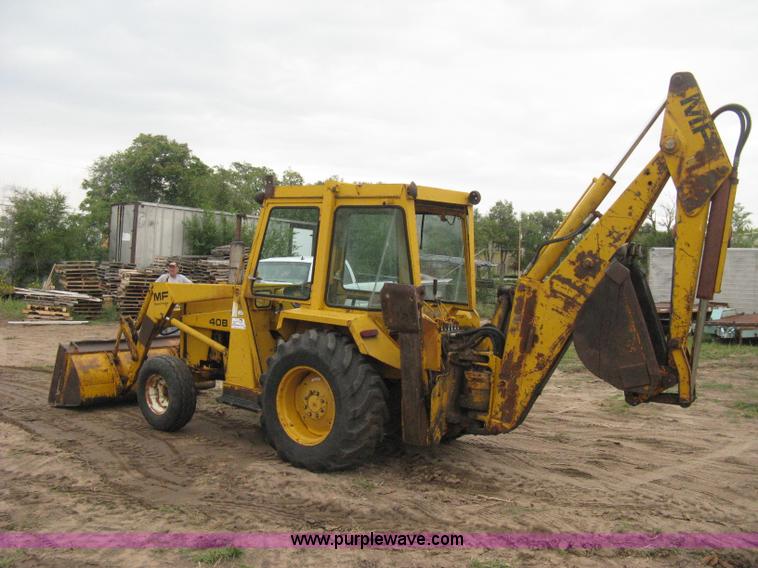 image for item B8173 Massey Fergusen 34A backhoe