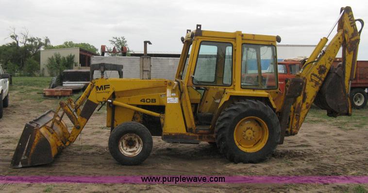 image for item B8173 Massey Fergusen 34A backhoe