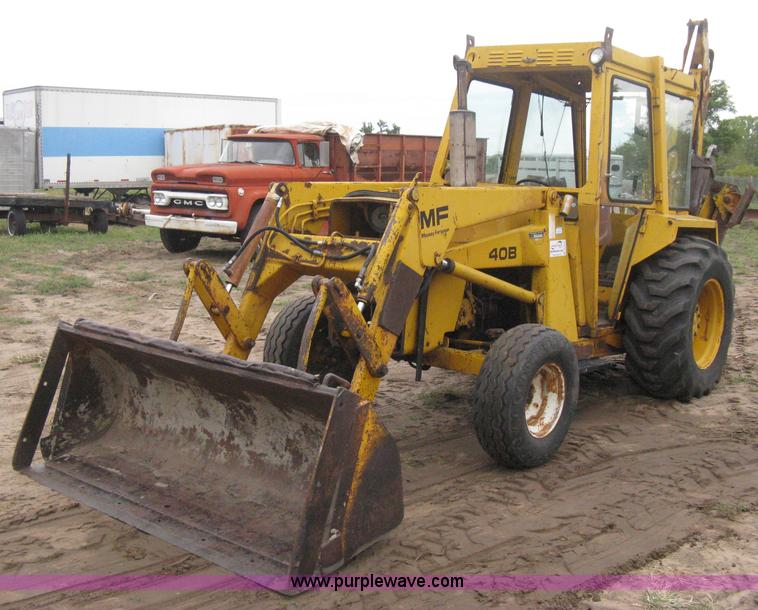image for item B8173 Massey Fergusen 34A backhoe