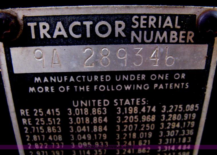 image for item B8173 Massey Fergusen 34A backhoe