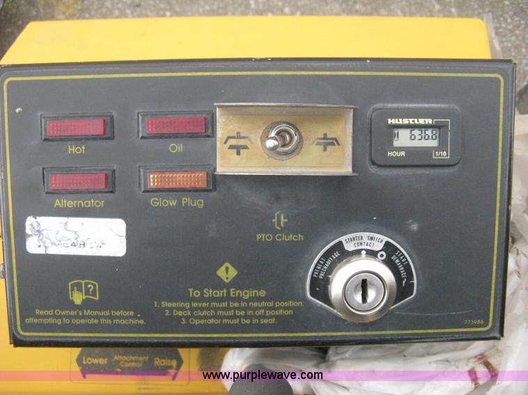 image for item B8205 2003 Hustler 3400 commercial ZTR lawn mower