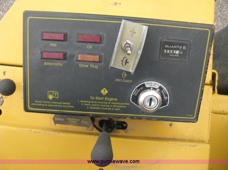 image for item B8206 2003 Hustler 3400 commercial ZTR lawn mower