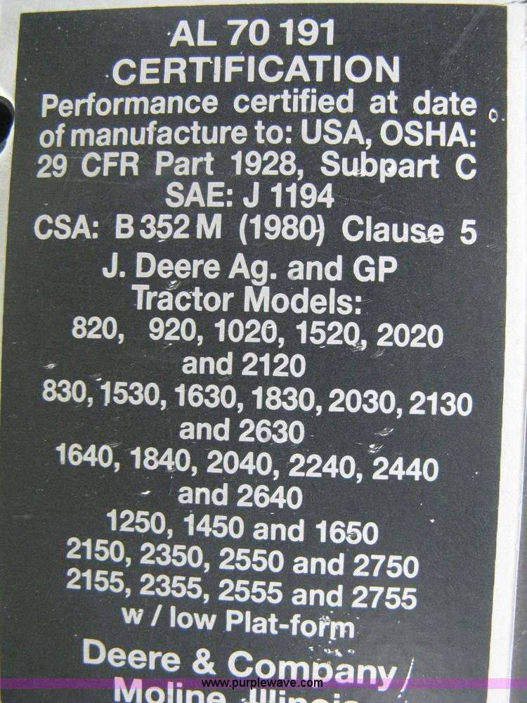 image for item B8209 1980 John Deere 2040 tractor