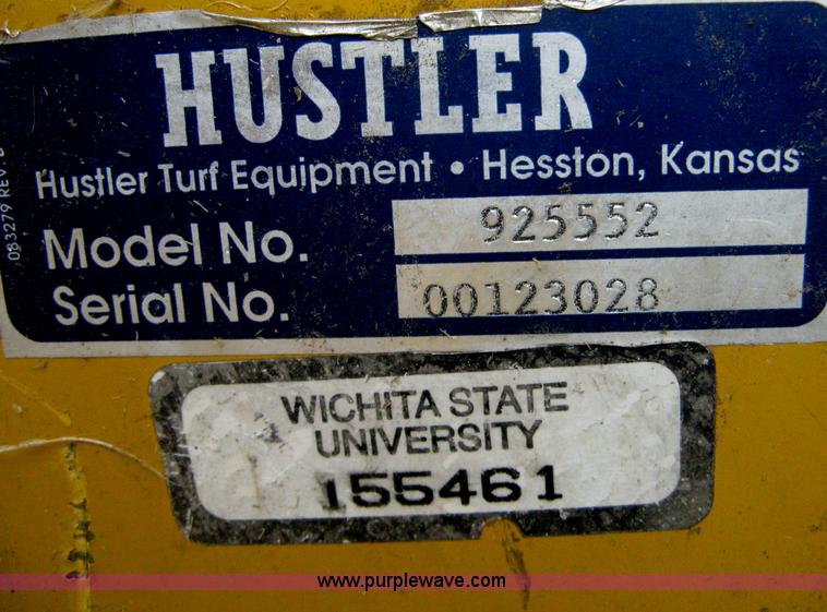 image for item B8210 2003 Hustler 3200 commercial ZTR lawn mower
