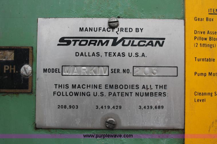image for item C2823 Storm Vulcan Mark IV industrial wash cabinet