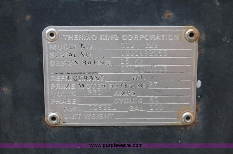 image for item C2828 Thermo King CGII GenSet generator