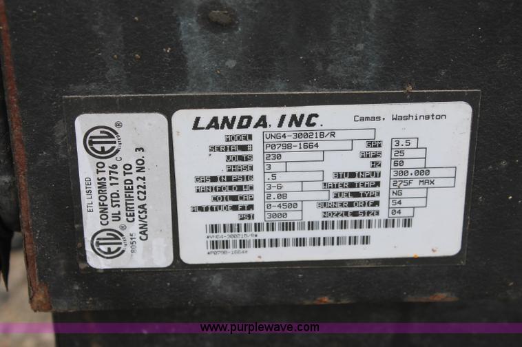 image for item C2844 Landa VNG power washer