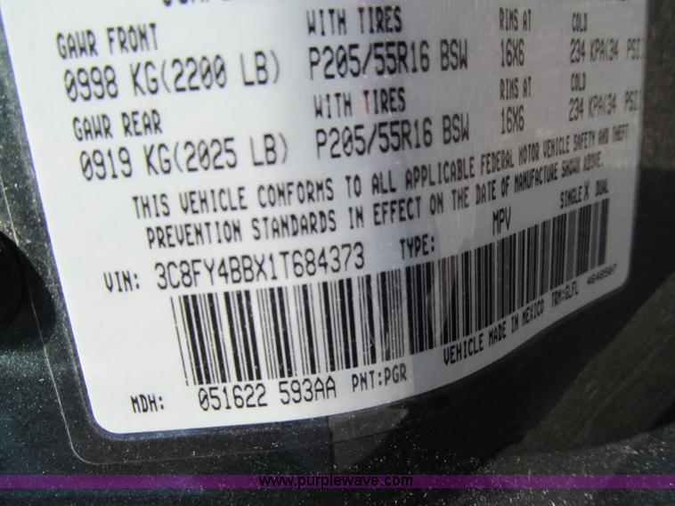 image for item E2176 2001 Chrysler PT Cruiser Limited Edition