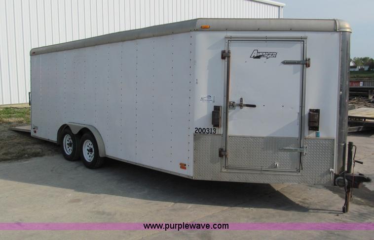 image for item E2181 2000 Avenger 24' v-nose enclosed trailer