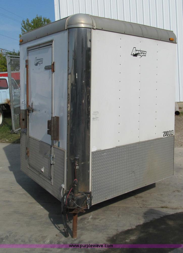 image for item E2181 2000 Avenger 24' v-nose enclosed trailer