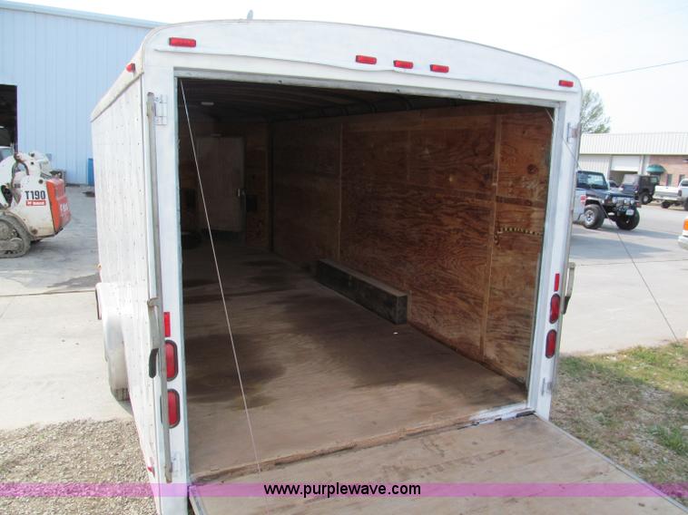 image for item E2181 2000 Avenger 24' v-nose enclosed trailer