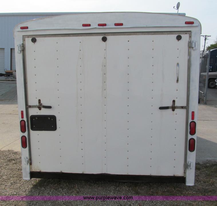 image for item E2181 2000 Avenger 24' v-nose enclosed trailer