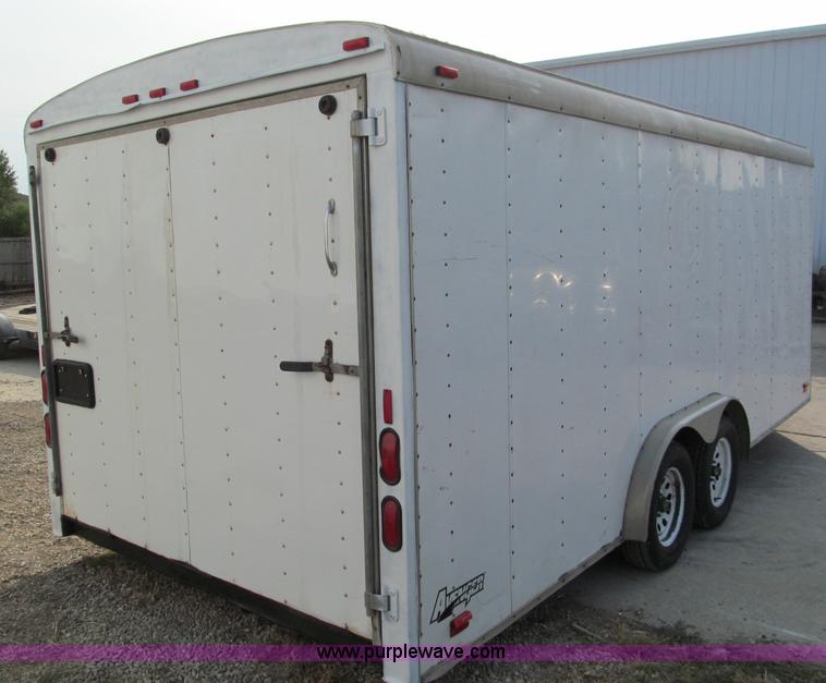 image for item E2181 2000 Avenger 24' v-nose enclosed trailer