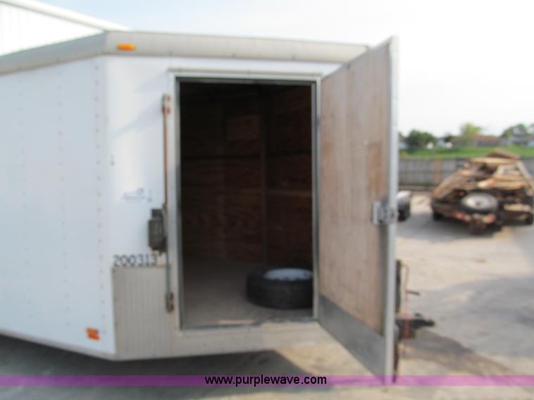 image for item E2181 2000 Avenger 24' v-nose enclosed trailer