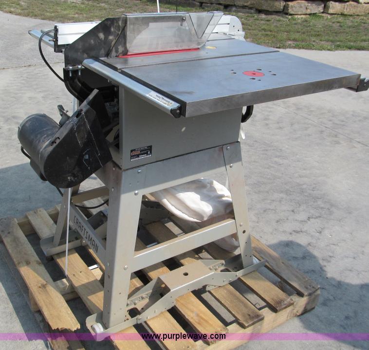 image for item E2208 Craftsman 10" table saw