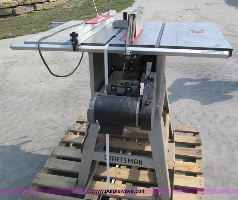 image for item E2208 Craftsman 10" table saw