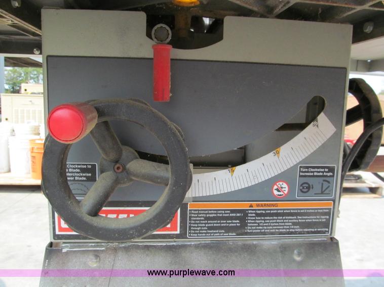 image for item E2208 Craftsman 10" table saw